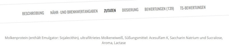 ZEC+ Clean Concentrate Zutaten